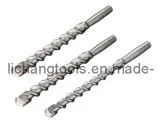 Power Tool-SDS-Max Drill Bit with Cross Head, Double Flutes