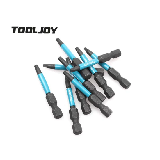 Tooljoy profissional carry torsion bit pozidriv pz2 cabeça chave de fenda impacto bit chave de fenda bits
